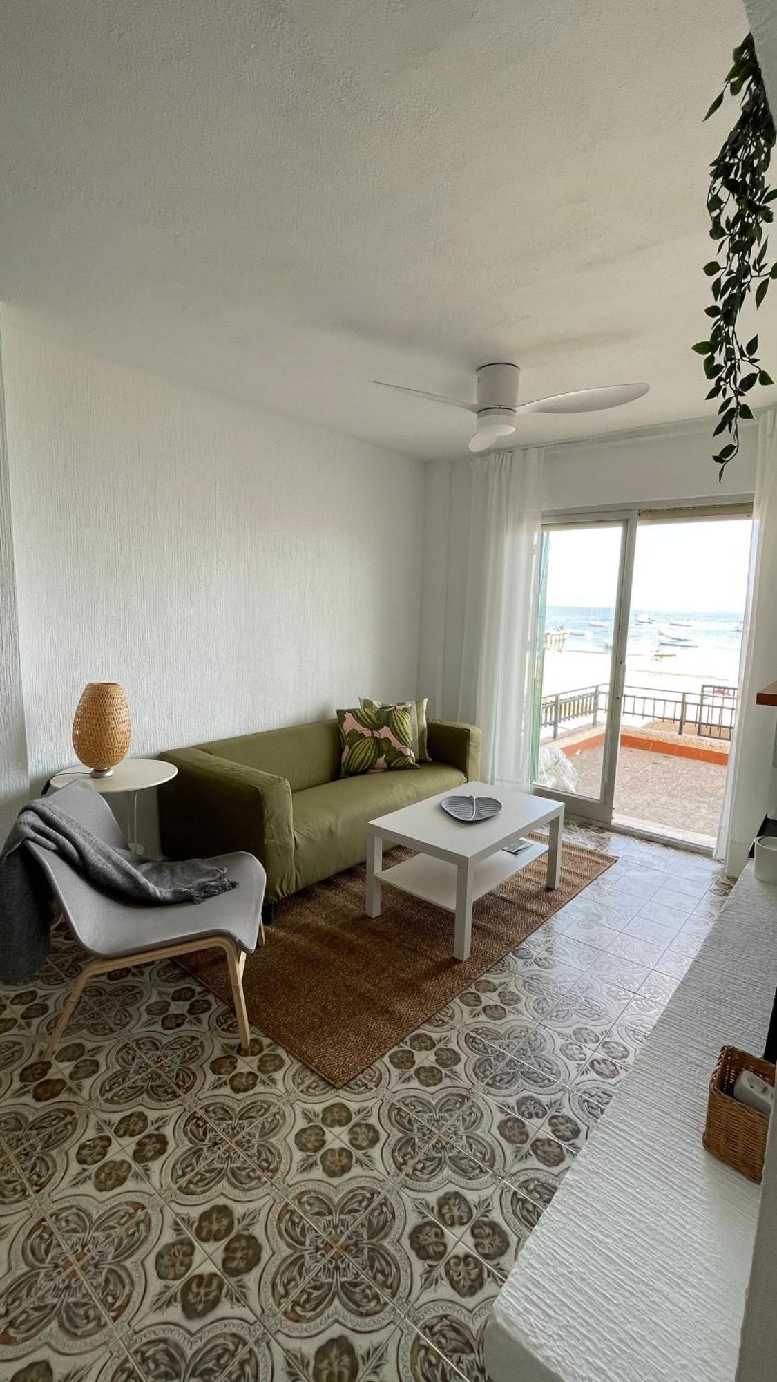 Charming Beachfront Apartment Murcia Esterno foto